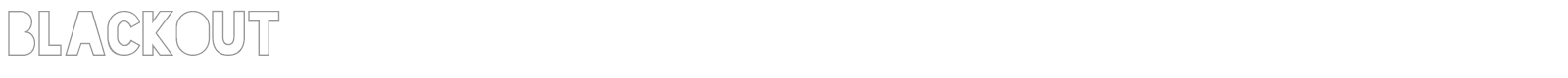 Blackout Sunrise font preview